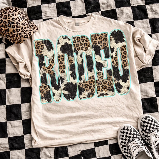 Rodeo Leopard Cow Print