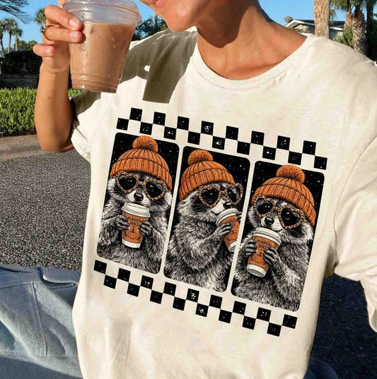 Fall Raccoon Coffee