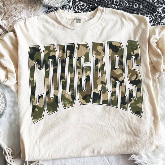 Camo Varsity Mascot