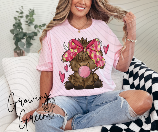 Valentine Highland Cow