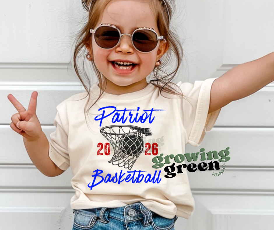 2026 Distressed Basketball - ANY MASCOT