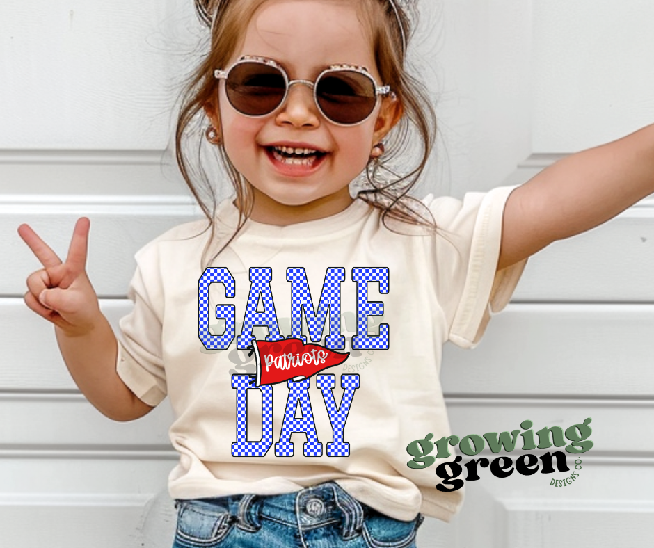 Game Day Checkered - ANY MASCOT