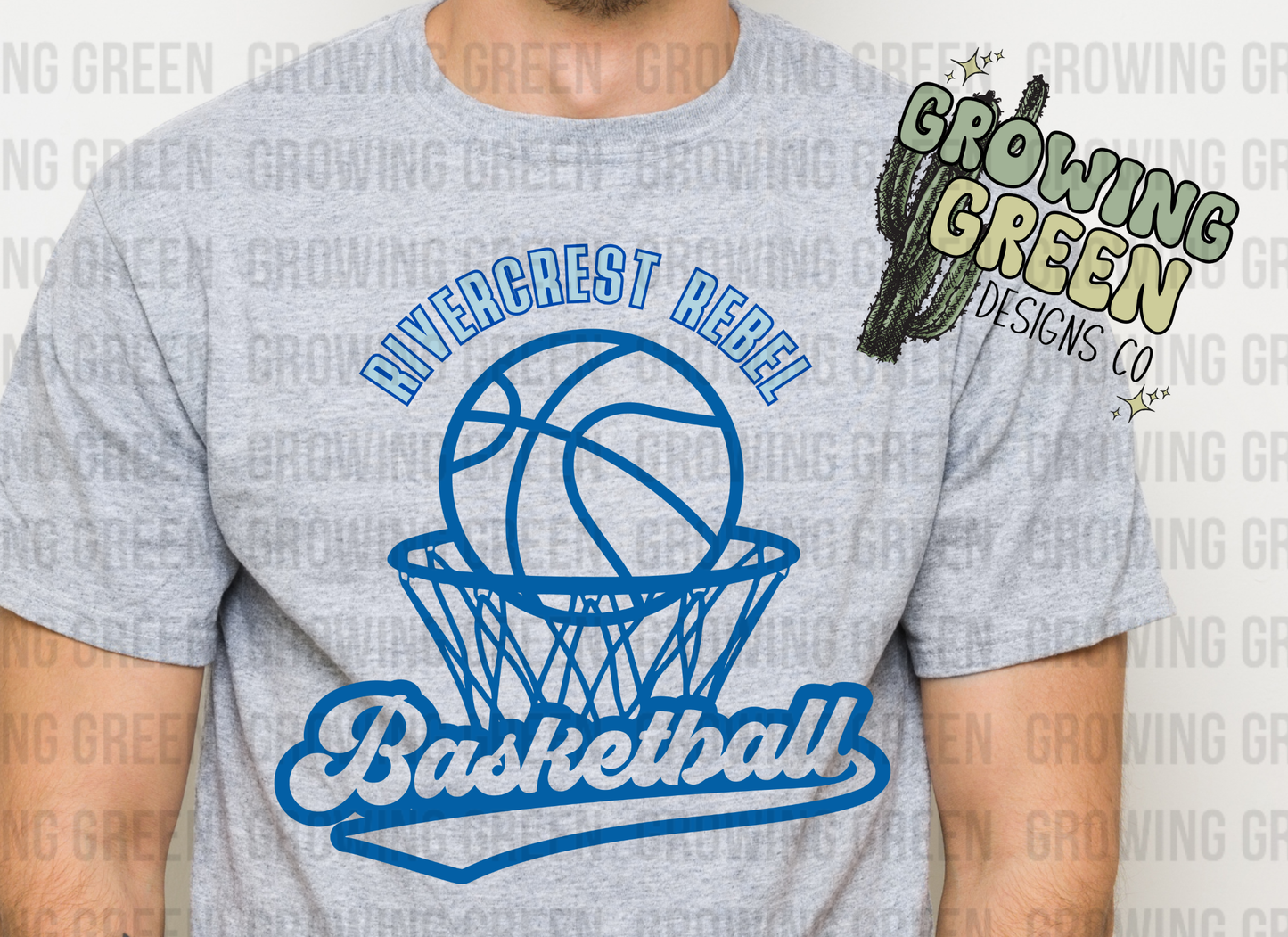 School Basketball Net Spirit - ANY SCHOOL/MASCOT