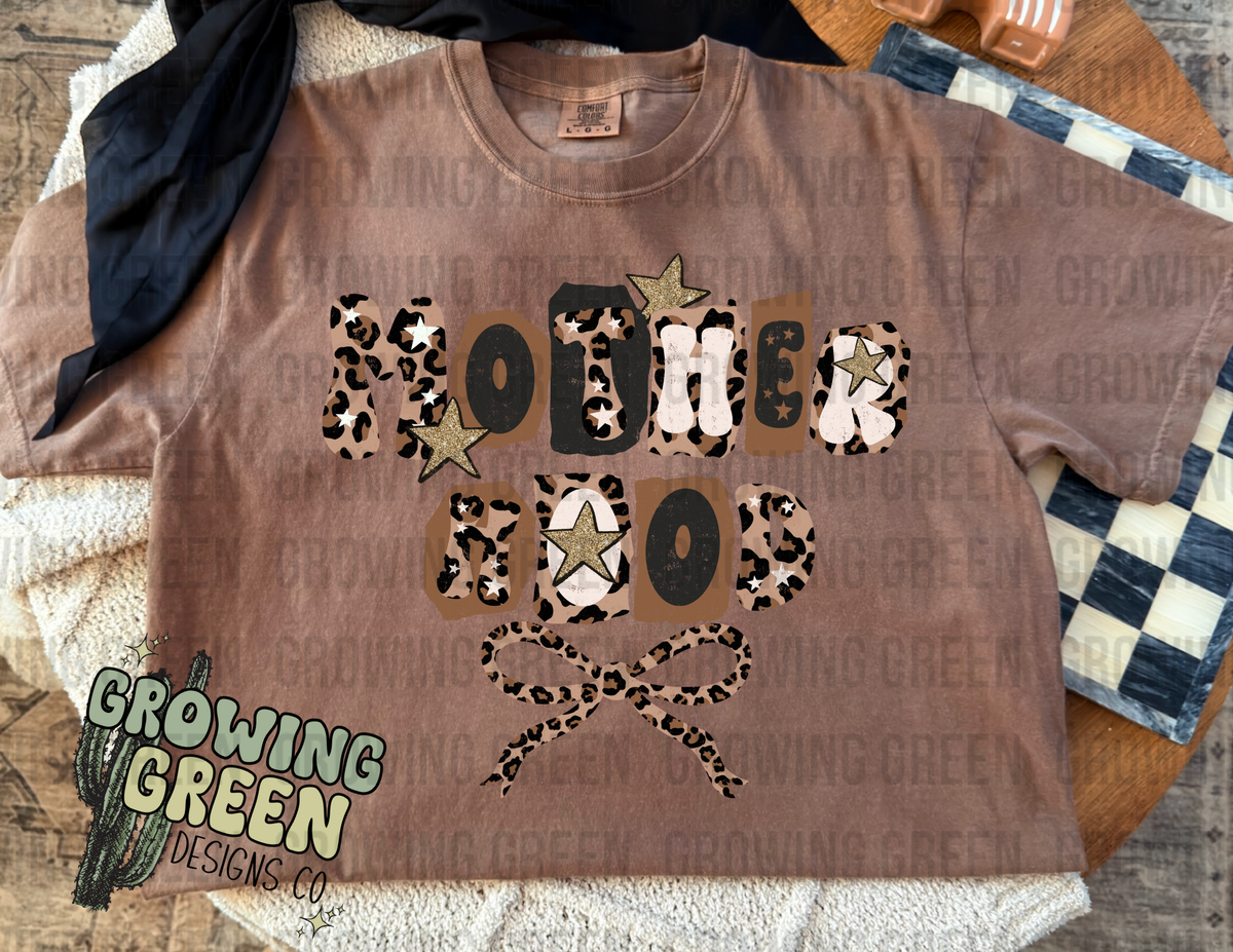 Motherhood Leopard Bow