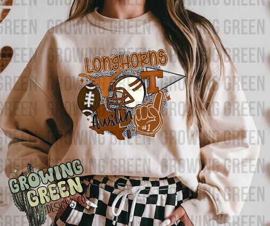 Longhorns Collage